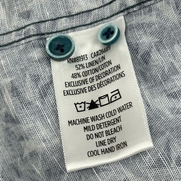 Robert Graham Ellicott Blue Abstract Print Button Down Shirt Men’s Small Cotton - Picture 4 of 16